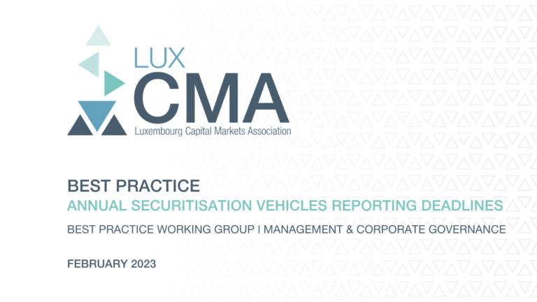 Read more about the article Best Practice l Annual Securitisation Vehicles Reporting Deadlines