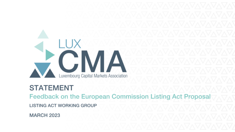 Read more about the article Listing Act | LuxCMA feedback on the European Commission Proposal